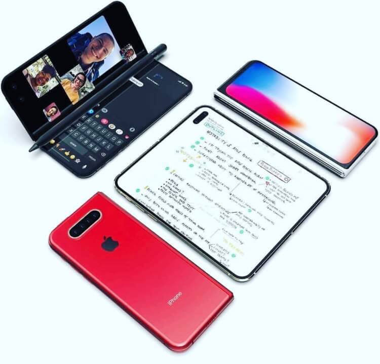 Foldable iPhone 2020 Note access