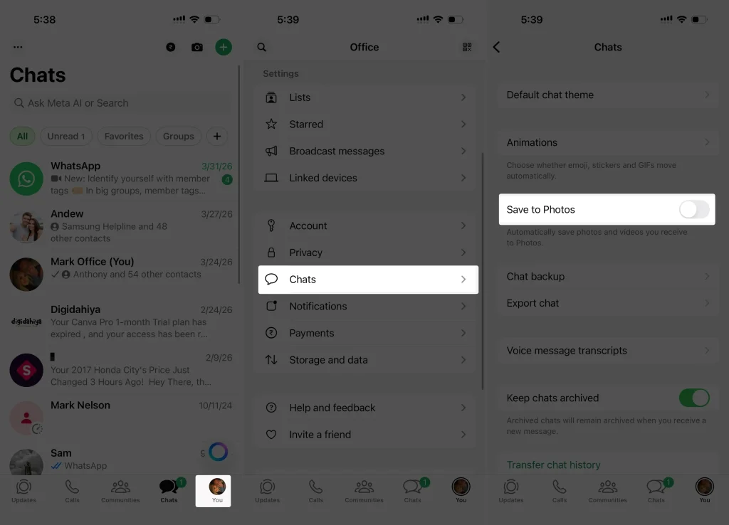 How to stop WhatsApp from saving media to your phone