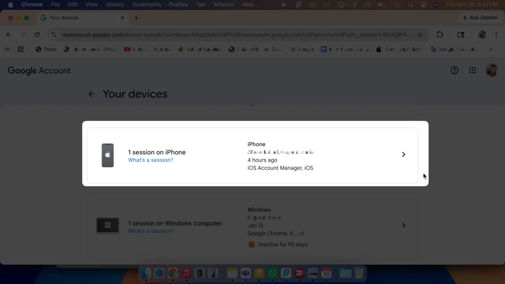 how to log out of Gmail on all devices