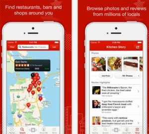 latest update yelp in iPhone