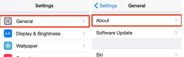 Change name in iPhone, iPad and iPod touch