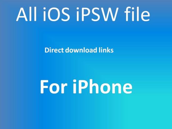 All iOS iPSW file iphone firmware