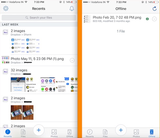 Dropbox for iPhone and iPad