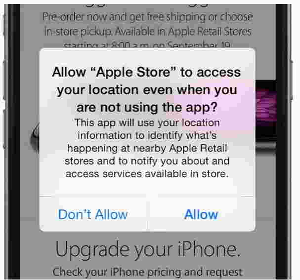 App installation settings - Useful privacy settings in iOS 8