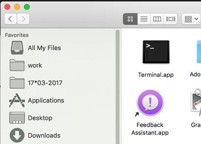 1 Open Terminal app on Mac