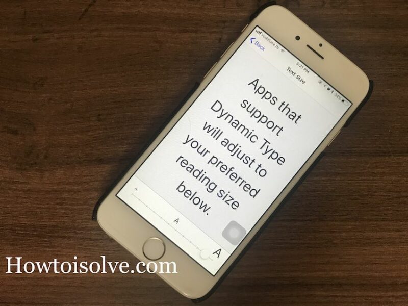 4 Customize or Change text size on iPhone and iPad
