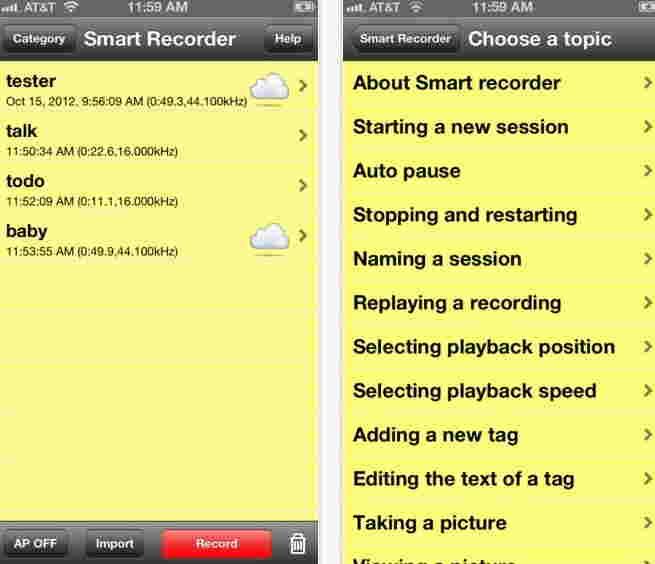 Smart Recorder Lite - Best voice recorder apps for iPhone