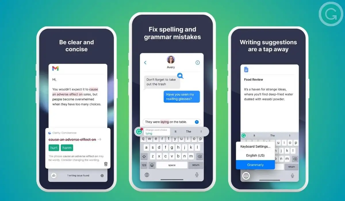 Grammarly Keyboard App for iPhone