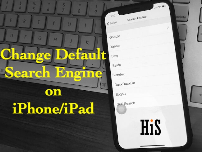 Change Default Search Engine in Safari in iOS on iPhone iPad iPod touch