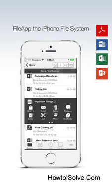FileApp one of the best file manager apps for iOS 8