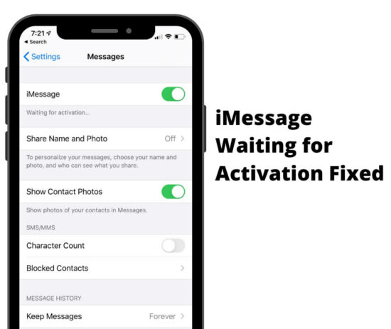 iMessage Waiting for Activation fixed on iPhone