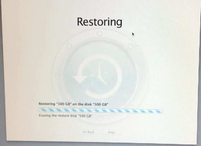 Downgrade process on Mac
