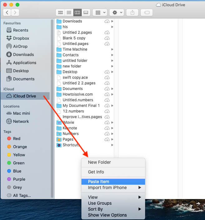 Transfer Dropbox Files to iCloud Drive on Mac