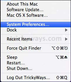 Choose system preference option - turn on WiFi hotspot on Mac