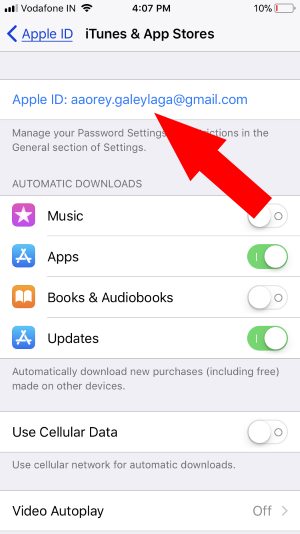 4 Manage Apple ID for App store on iPhone