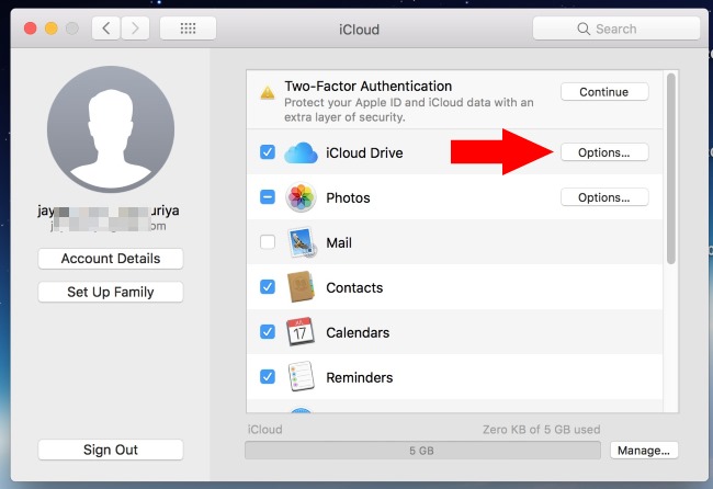 1 Mac App Access to use icloud on Mac
