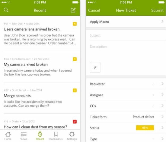 Best CRM app for iPhone and iPad compatible - Zendesk