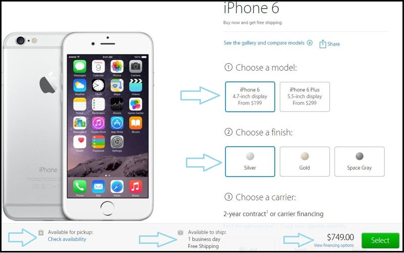 Want you buy official unlocked iPhone 6 and 6 plus now
