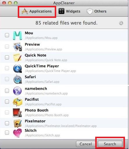 AppCleaner for clean Mac in Useful Mac applications 