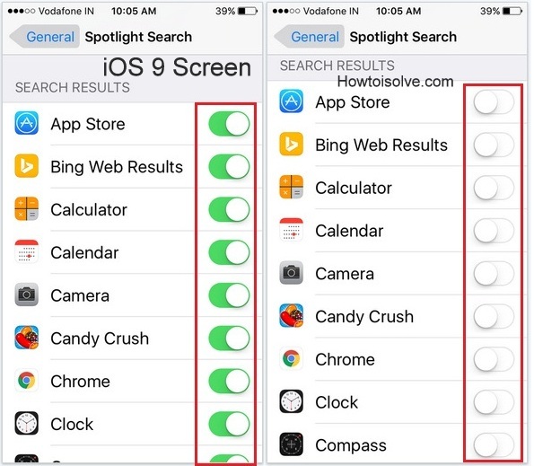 best way on how to Turn off or disable spotlight Search in iOS 9, iPhone 6S, iPhone 6S Plus 