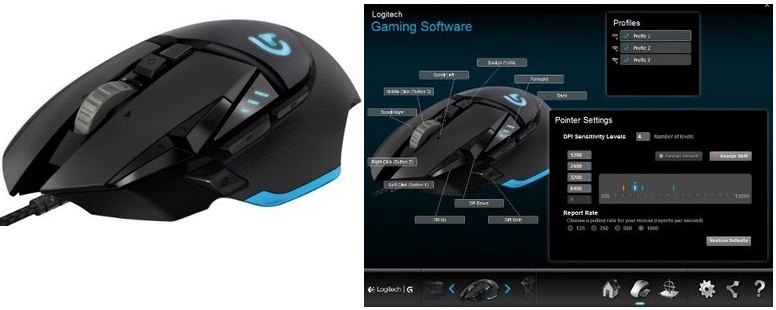 Logitech gaming mouse for Mac and PC
