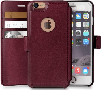 Lupa Leather Wallet Case for iPhone 6