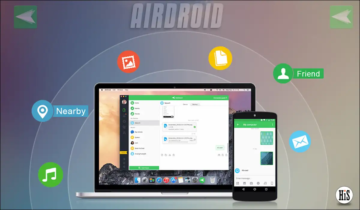 Airdroid File Sharing App for Android