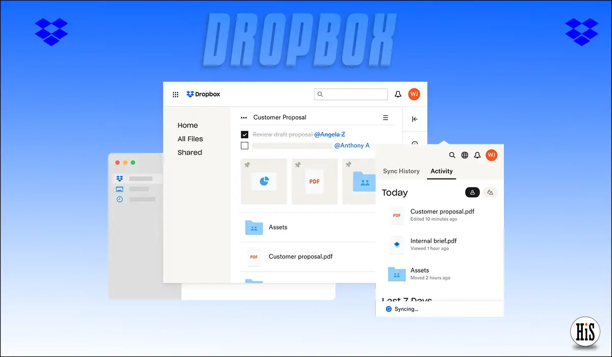Dropbox File Sharing App for Desktop