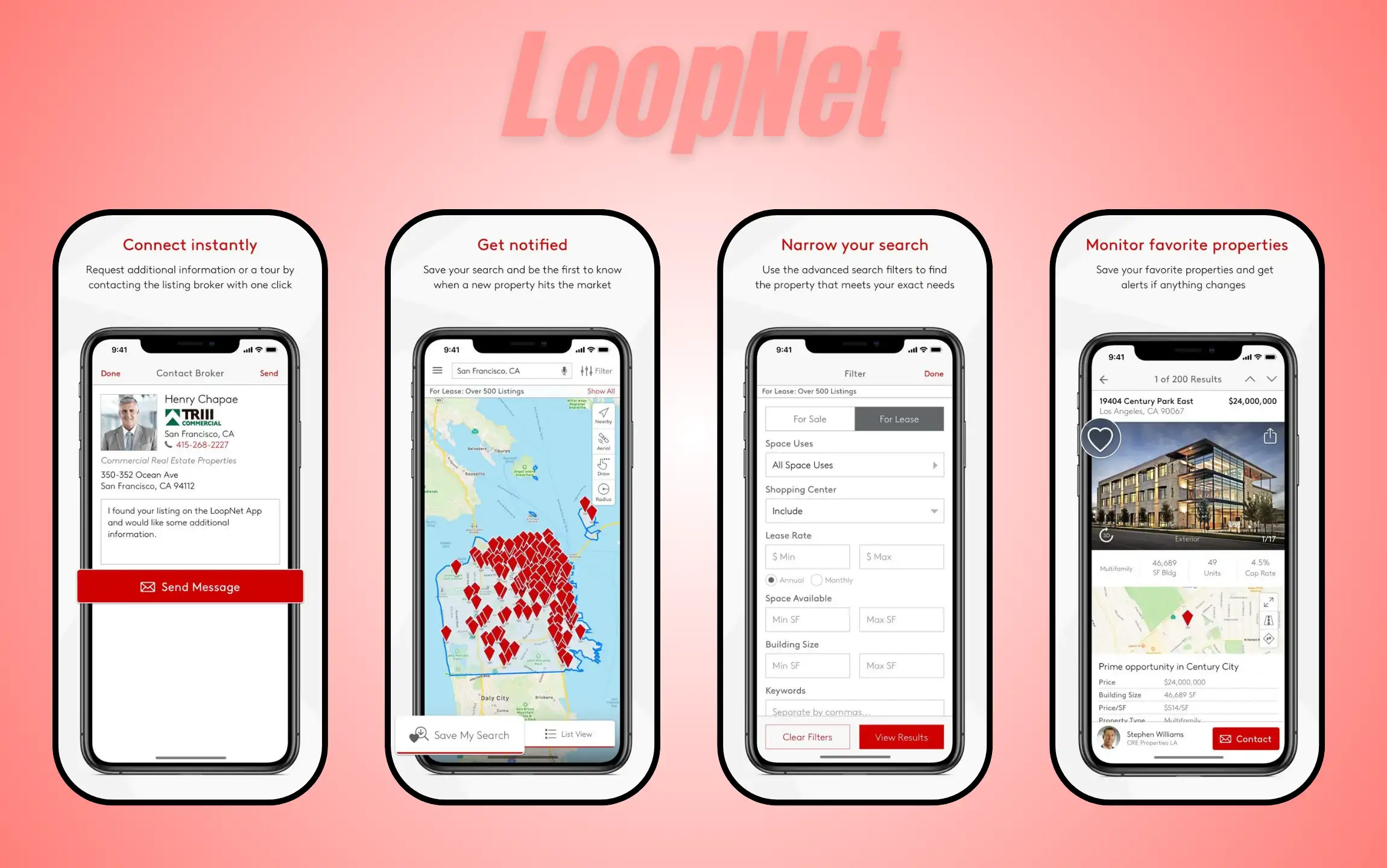 LoopNet Real Estate App for iPhone