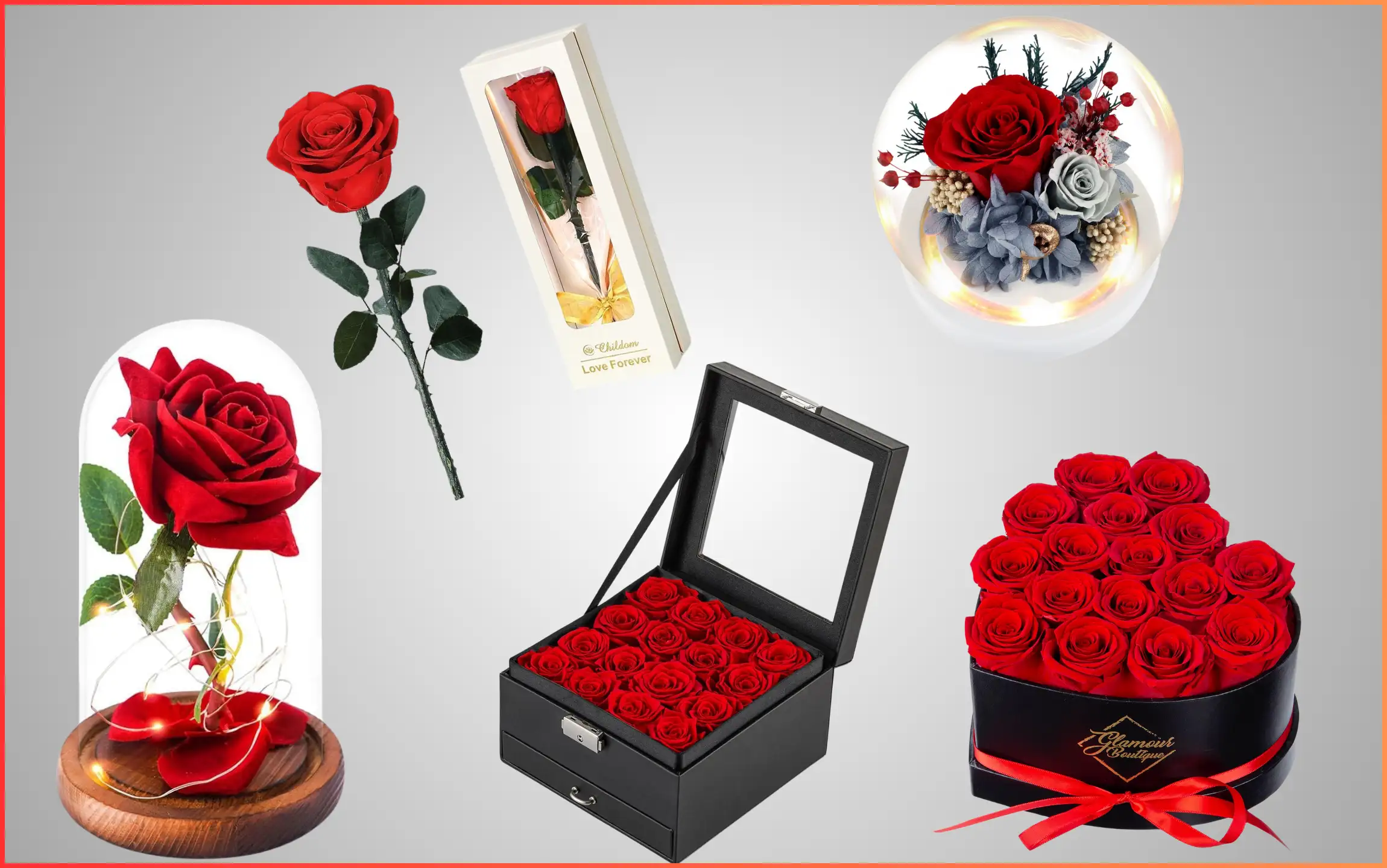Red Rose Flower Good Valentine’s Day Gift for Her