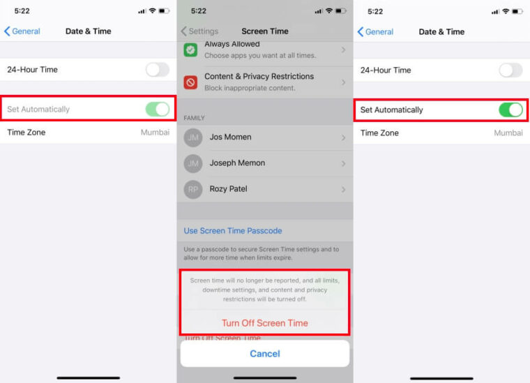 How to Change Date and Time on iPhone, iPad 1224 Hours/Military Time