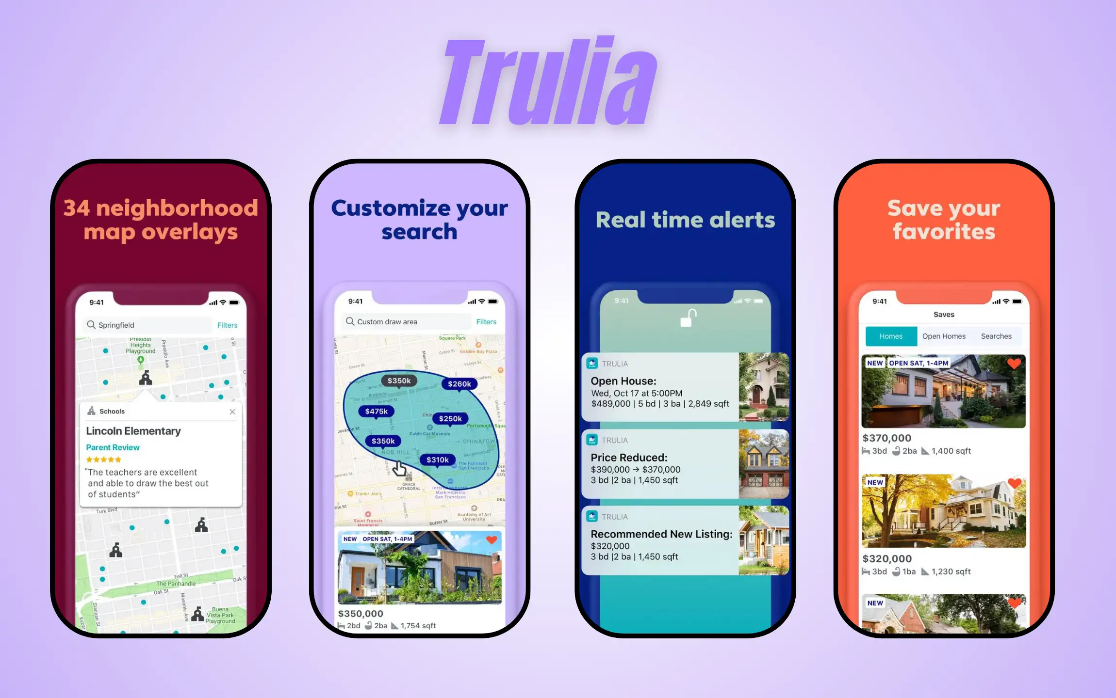 Trulia Real Estate App for iPhone