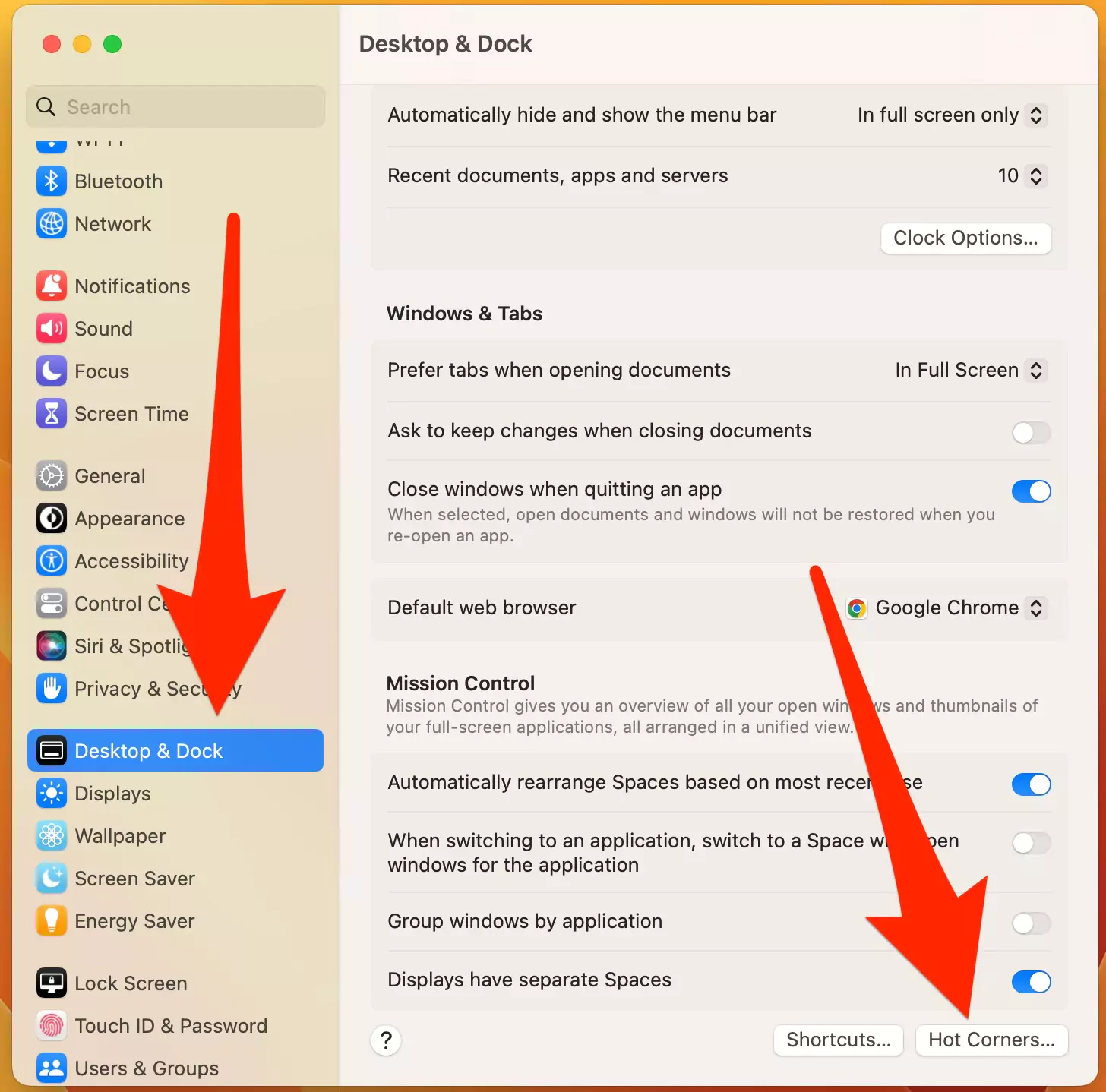 hot-corners-settings-on-mac-for-macos-ventura