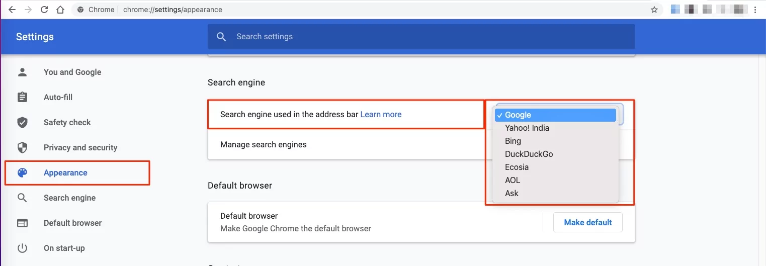 select-default-search-engine-for-chrome-in-addressbar