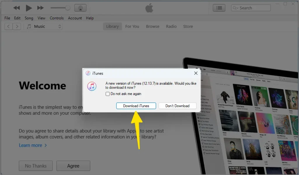 Download iTunes software Update