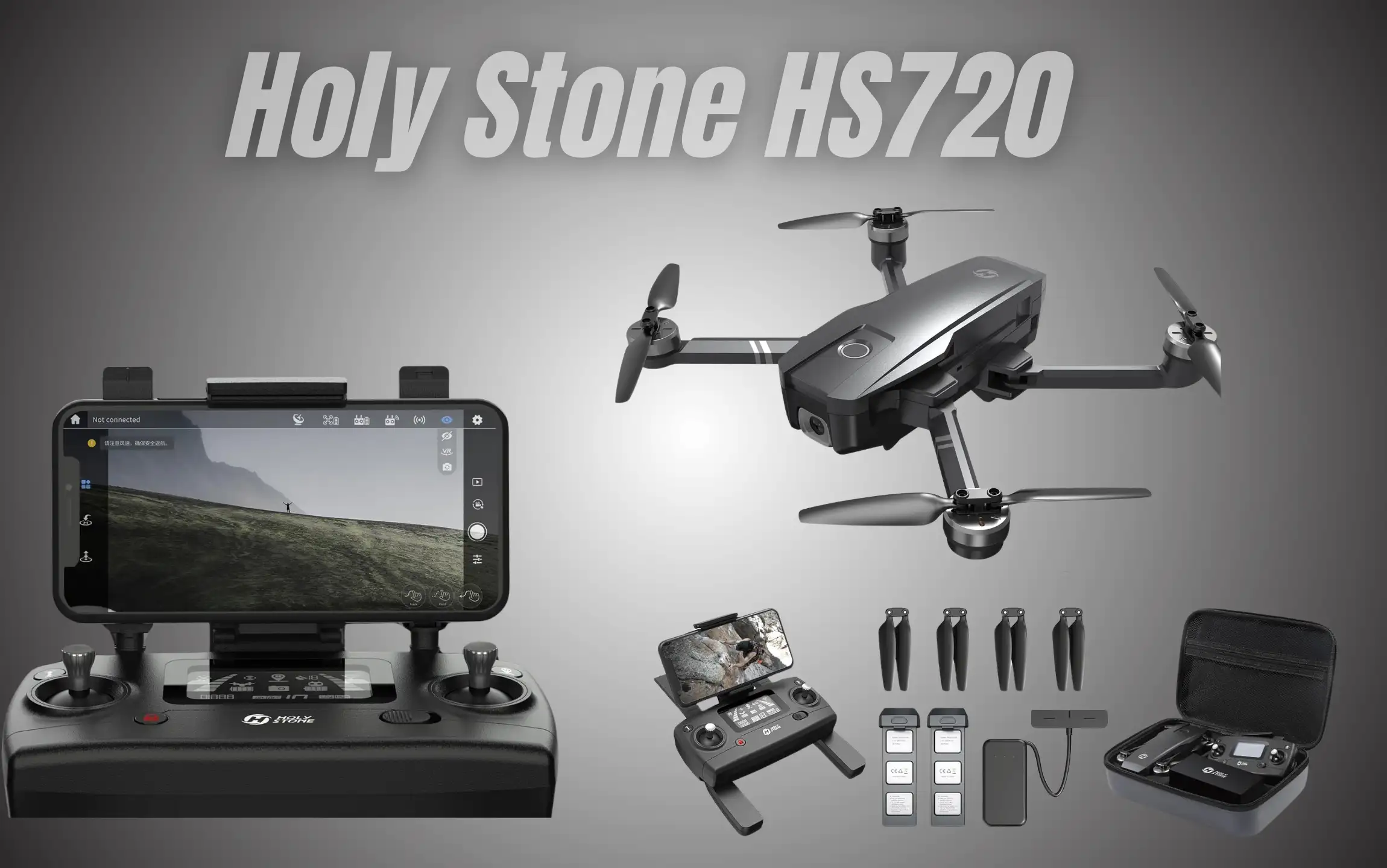 Holy Stone HS720 Controlled Drone for iPhone