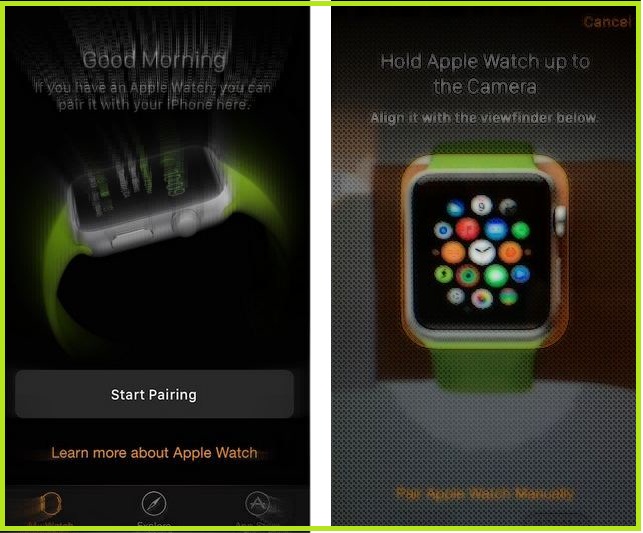 Pair Apple watch with iPhone