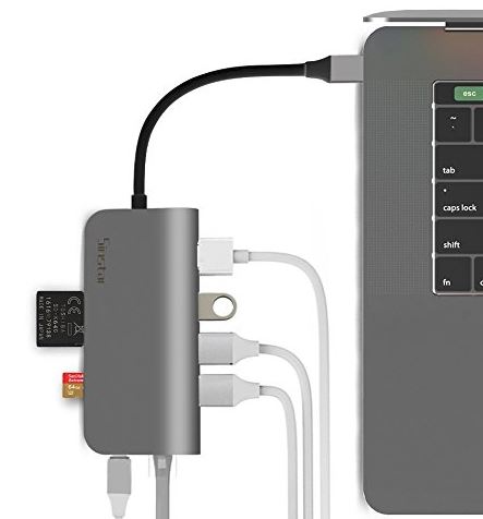 4 USB C MacBook Pro Hub and Extension