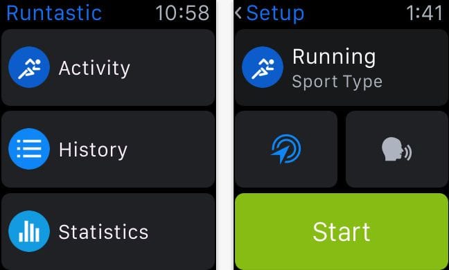 Фитнес-приложения Runtastic для Apple Watch