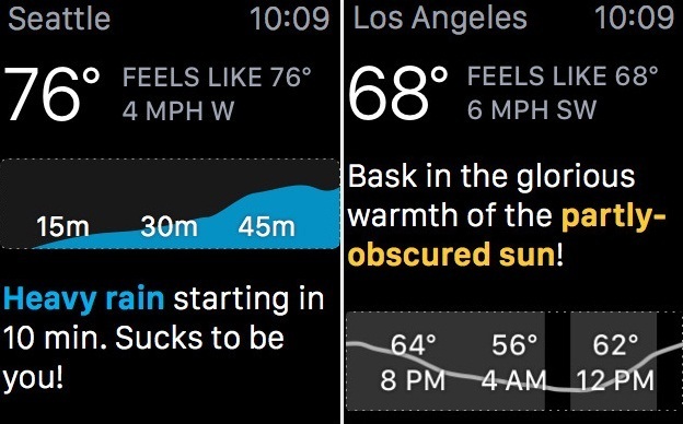 Best Weather apps for Apple Watch