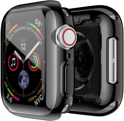 Smiling Apple Watch 4 Case with Buit in TPU Screen Protector 40mm