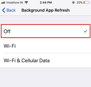 iOS : How to Manage Background App Refresh on iPhone and iPad