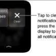 Clear notification on Apple watch