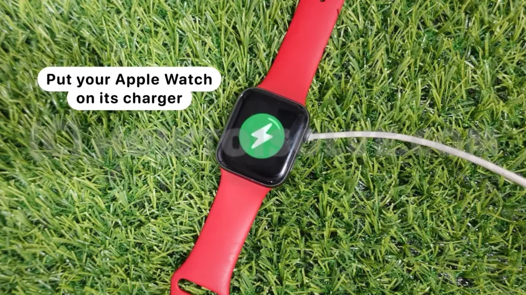 Put apple Watch on Charge