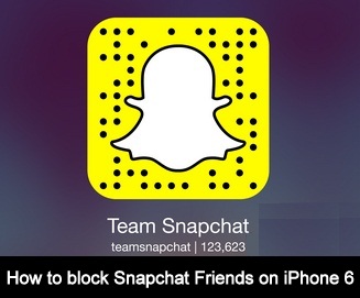 how to block offending user on Snapchat