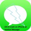 iOS 8 crash on receive Message on iPhone, iPad