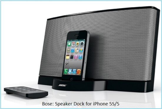 Best iPhone 5S speaker dock by Bose