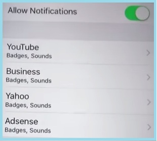 Push notification setting on iOS 9 