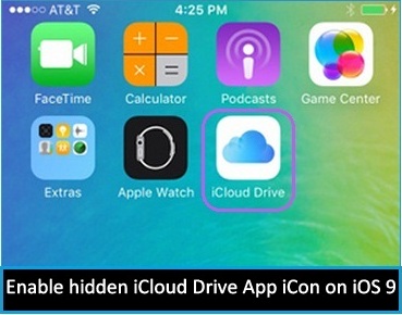 How to enable hidden iCloud Drive app on iOS 9: iPhone 6, iPad , iPod touch 