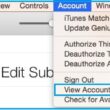 Stop or disable auto renew Apple Music on Mac OS X Yosemite, Mavericks